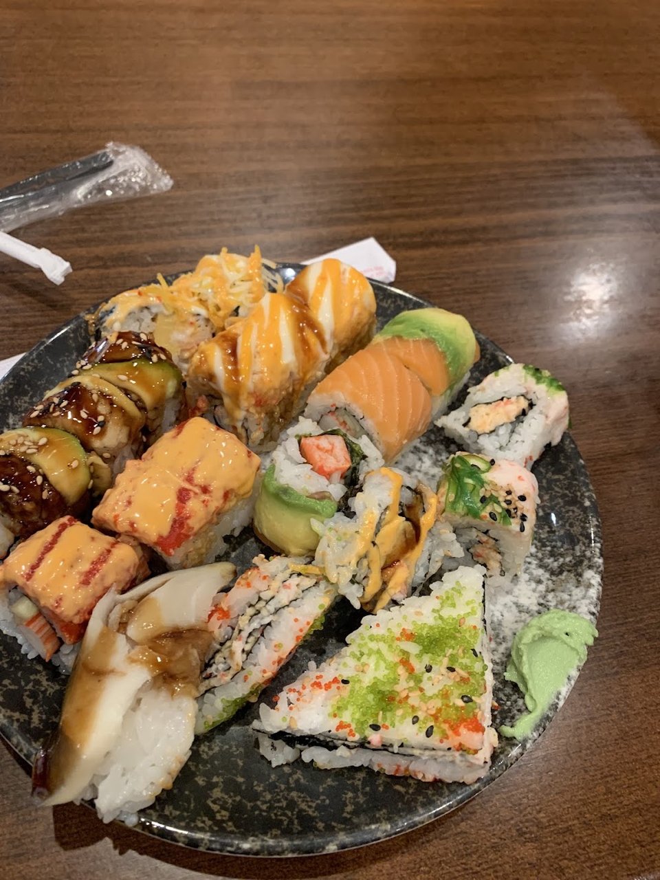 Assorted Sushi and Shrimp Nigiri